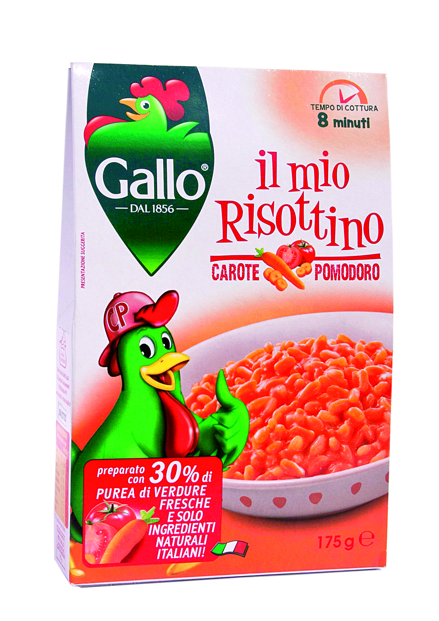 Rizoto pro děti mrkev-rajče Riso Gallo 175g